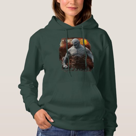 Azog & Orcs Silhouette Graphic Hoodie (Voorkant)