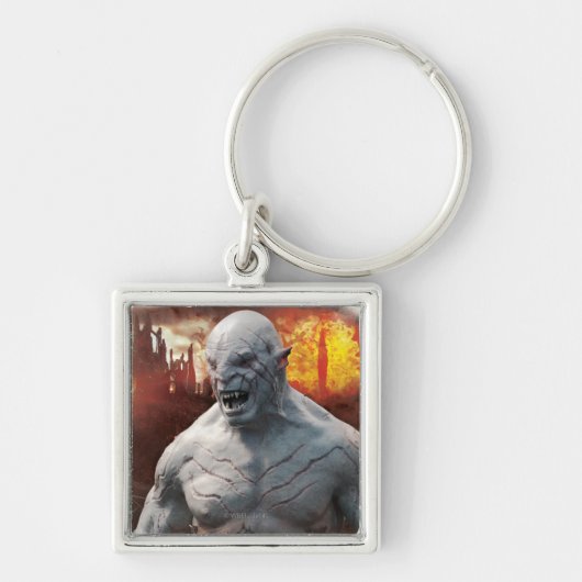 Azog & Orcs Silhouette Graphic Sleutelhanger (Voorkant)