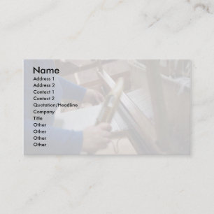 Azoreaanse vakvrouw weven visitekaartje