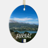 Azoren: Aangepaste kerstversiering voor Furnas Keramisch Ornament (Rechts)