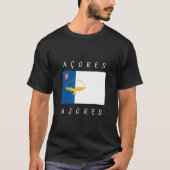 Azoren Açores Islands Portugal T-Shirt (Voorkant)