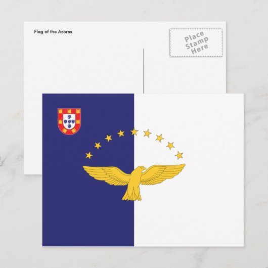 azoren briefkaart (Voorkant / Achterkant)