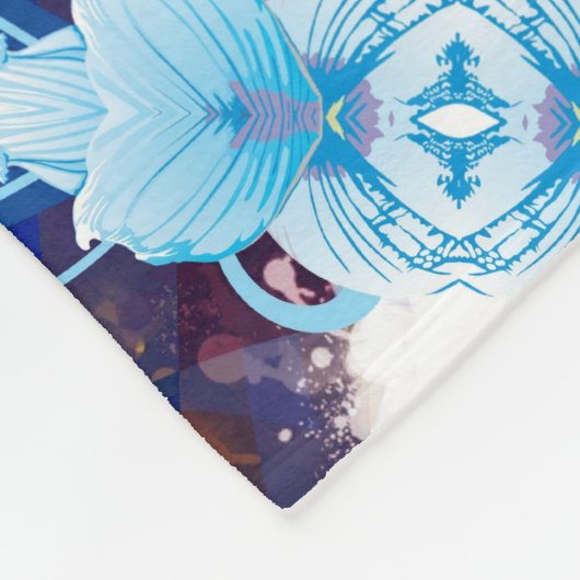 Azoren design fleece deken (Hoek)