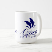 Azoren-dolfijnen Koffiemok (Voorkant rechts)