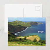 Azoren eilanden foto, Portugal Briefkaart (Voorkant / Achterkant)
