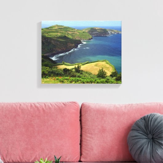 Azoren Eilanden foto, Portugal Canvas Afdruk (Insitu (Woonkamer))