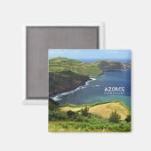 Azoren Eilanden foto, Portugal Magneet (Voorkant / Achterkant)