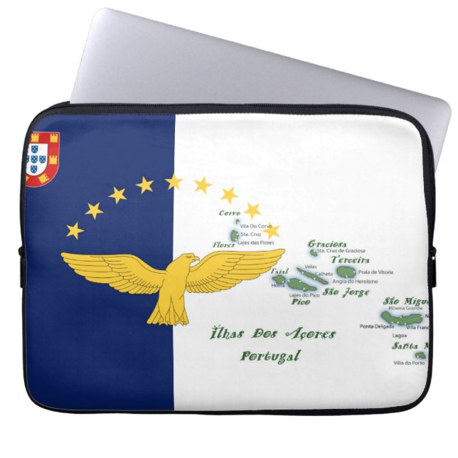 Azoren Electronics Bag Laptop Sleeve (Voorkant)