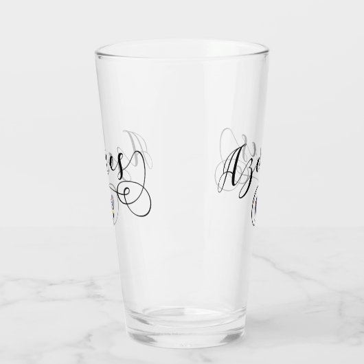 Azoren Flag Heart, Portugal, Azorean Glas (Links)