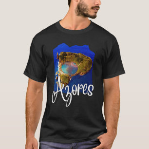 Azoren Flag Patriotic Portugal Roots Azores Souv T-shirt