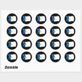 Azoren Flag Sticker (Vel)