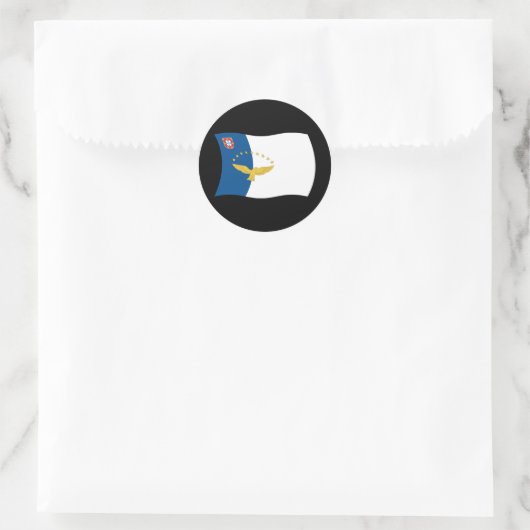 Azoren Flag Sticker (Tas)