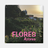 Azoren: Flores Panoramic Kitchen Magnet (Voorkant)