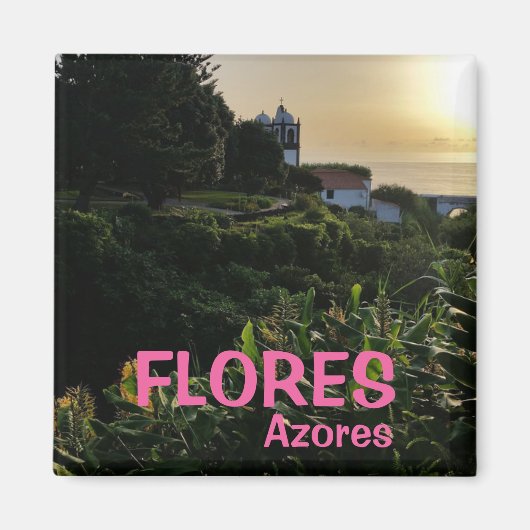 Azoren: Flores Panoramic Kitchen Magnet (Voorkant)