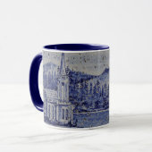 Azoren Furnas Lake Tile Cup Caneca das Furnas Mok (Voorkant links)