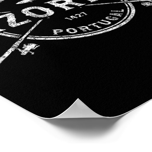 Azoren  Geviste snijstaafjes Poster (Hoek)