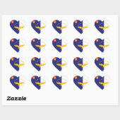azoren hart sticker (Vel)