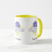 Azoren Hydrangea Bloemeneiland Portugal Vintage Mok (Voorkant rechts)