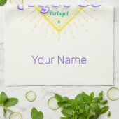 Azoren Hydrangea Bloemeneiland Portugal Vintage Theedoek (Gevouwen)