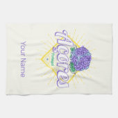 Azoren Hydrangea Bloemeneiland Portugal Vintage Theedoek (Horizontaal)