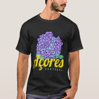 Azoren Hydrangea Flower Island Portugal So T-shirt
