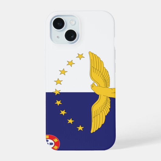 Azoren iPhone 15 Hoesje (Achterkant)