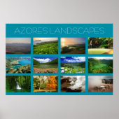 Azoren Landscapes Poster (Voorkant)