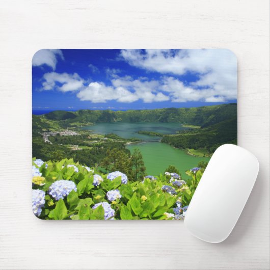 Azoren landschap Mousepad Muismat (Met muis)