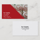 Azoren met handbeschilderd aardewerk visitekaartje (Voorkant / Achterkant)