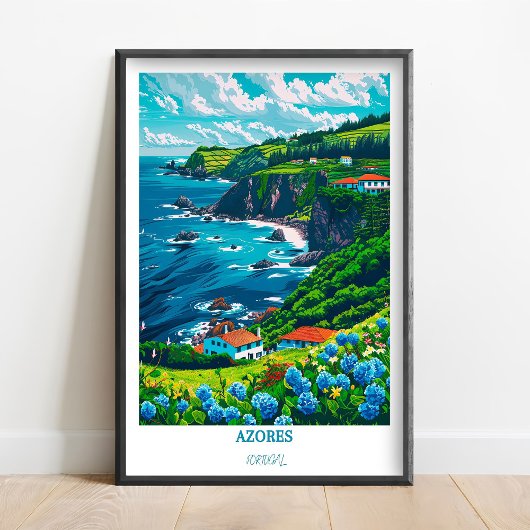 Azoren Muurkunst - Azoren Reisposter - Azoren Eila Poster