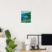 Azoren Muurkunst - Azoren Reisposter - Azoren Eila Poster (Thuiskantoor)
