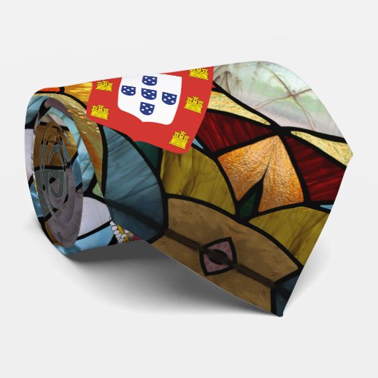 Azoren ontwerp Stropdas (Opgerold)