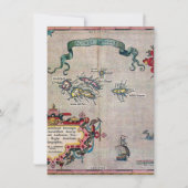 Azoren - Oude kaart -  verzonken Exploratie (Voorkant)