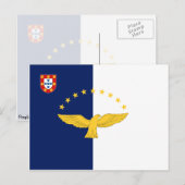 Azoren, Portugal Briefkaart (Voorkant / Achterkant)