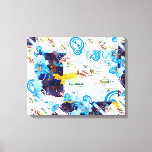 Azoren, Portugal Canvas Afdruk (Voorkant)