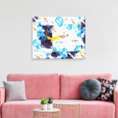 Azoren, Portugal Canvas Afdruk (Insitu (Woonkamer))