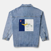 Azoren, Portugal Denim Jacket (Achterkant)