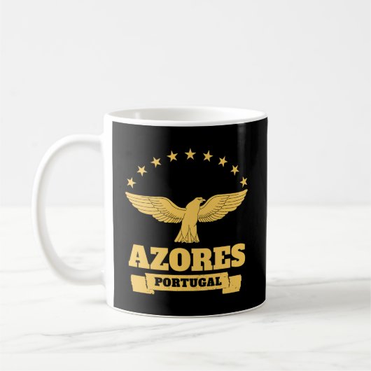 Azoren Portugal eiland Portugese Pride Gift Koffiemok (Links)