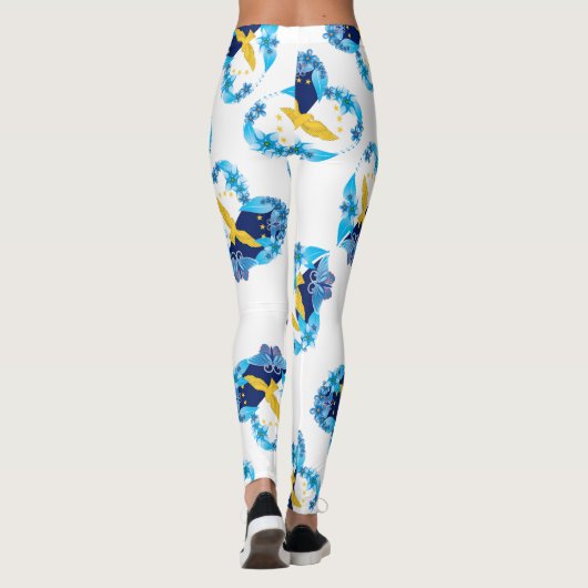 Azoren, Portugal Leggings (Achterkant)