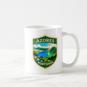 Azoren Portugal Reis Badge Mok – Schitterende Lago
