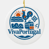 Azoren Portugal Reis Badge Ornament – Tweezijdig  (Achterkant)