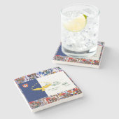 Azoren Portugal Stenen Onderzetter (Zijkant)