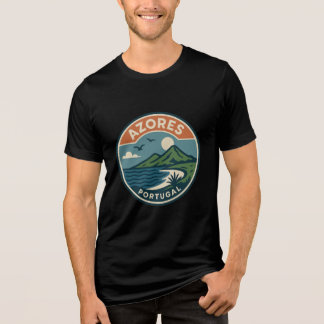 Azoren Portugal Vintage Travel Patch T-shirt