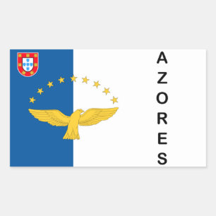 Azoren, Portugal, Vlaggen Stickers