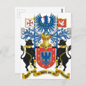 Azoren (Portugal) Wapenmunt Briefkaart (Voorkant / Achterkant)