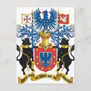 Azoren (Portugal) Wapenmunt Briefkaart