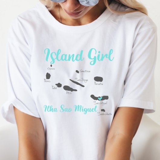 Azoren, Portugees eiland Girl T-shirt