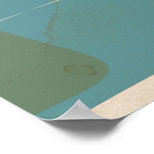 Azoren poster voor olijfreizen (Hoek)