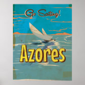 Azoren poster voor olijfreizen (Voorkant)