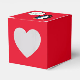 Azoren praten Ms Penguin gepersonaliseerd Bedankdoosjes